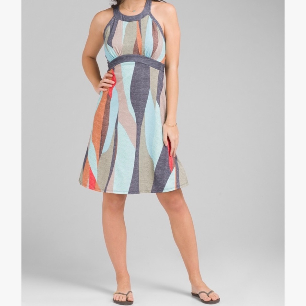 Prana- Colexico Dress Wavy pattern size S